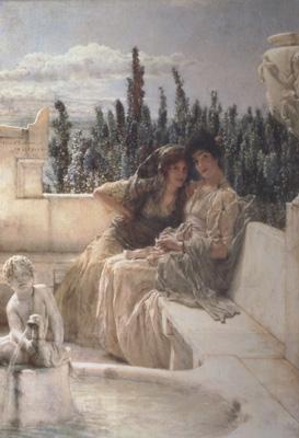 Alma-Tadema, Sir Lawrence Whispering Noon (mk23) oil painting picture